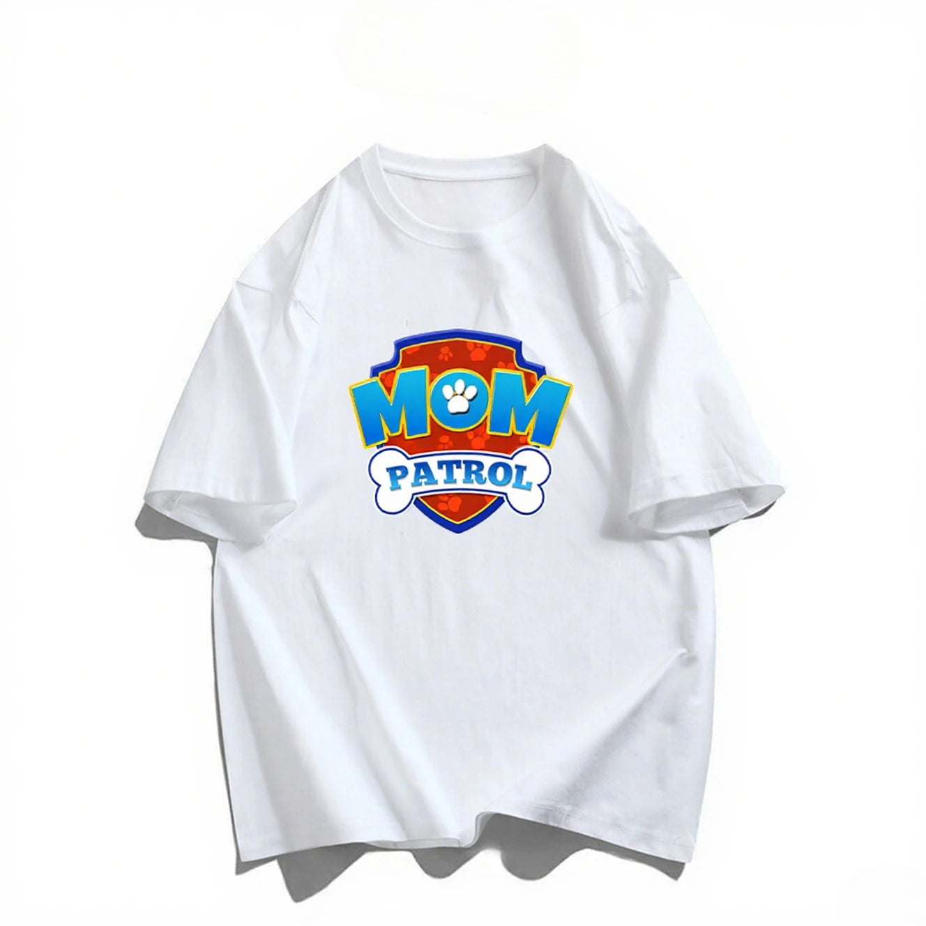 Paw Patrol T-Shirt Mother Harajuku Daily Casuals Clothes Streetwear Father Women Men Family Gifts Autumn and winter innerwear