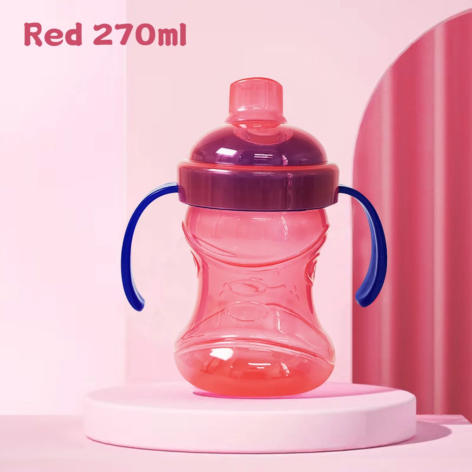 270ml children learn to drink cup anti bucking duck mouth cup baby more than one year old direct drinking milk cup