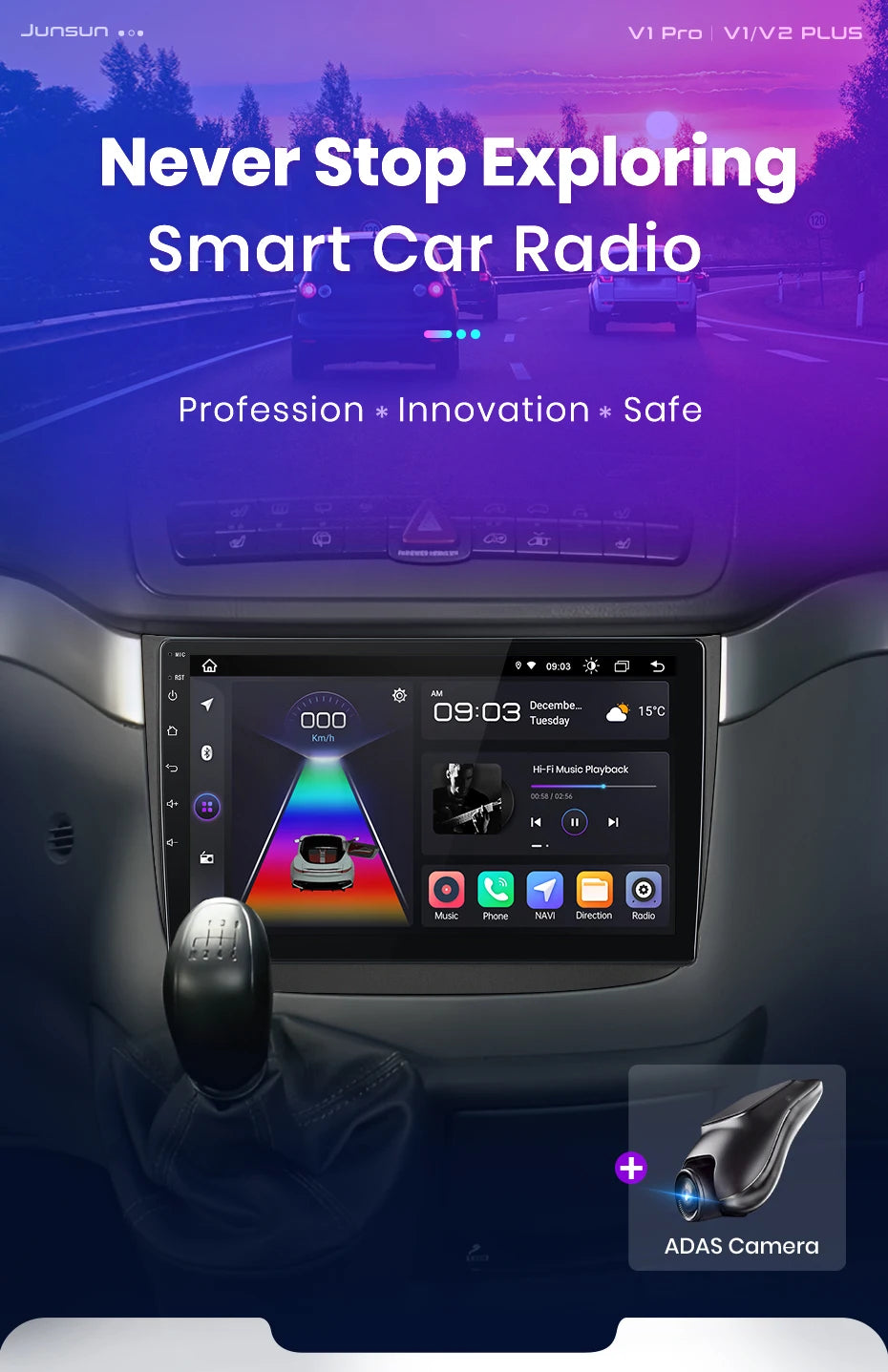 Junsunun CarPlay Android Auto Car Radio for Mercedes-Benz Vito 2 W639 Viano 2 2003-2015 GPS Intelligent Systems Stereo Multimedia