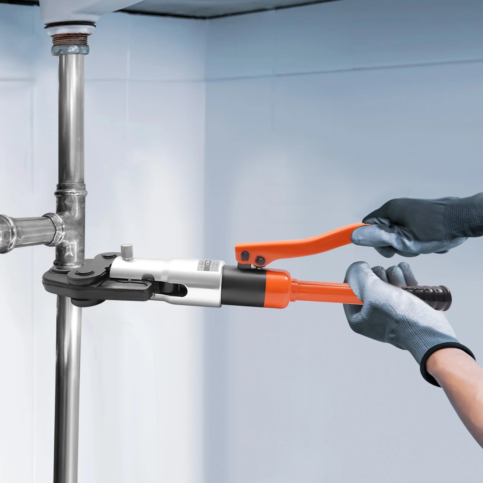 Professional Tube Crimping Pliers Hydraulic Press Tool Pressing Crimper To Crimp Pipes TH/U Molds crimp aluminum plastic, PEX,