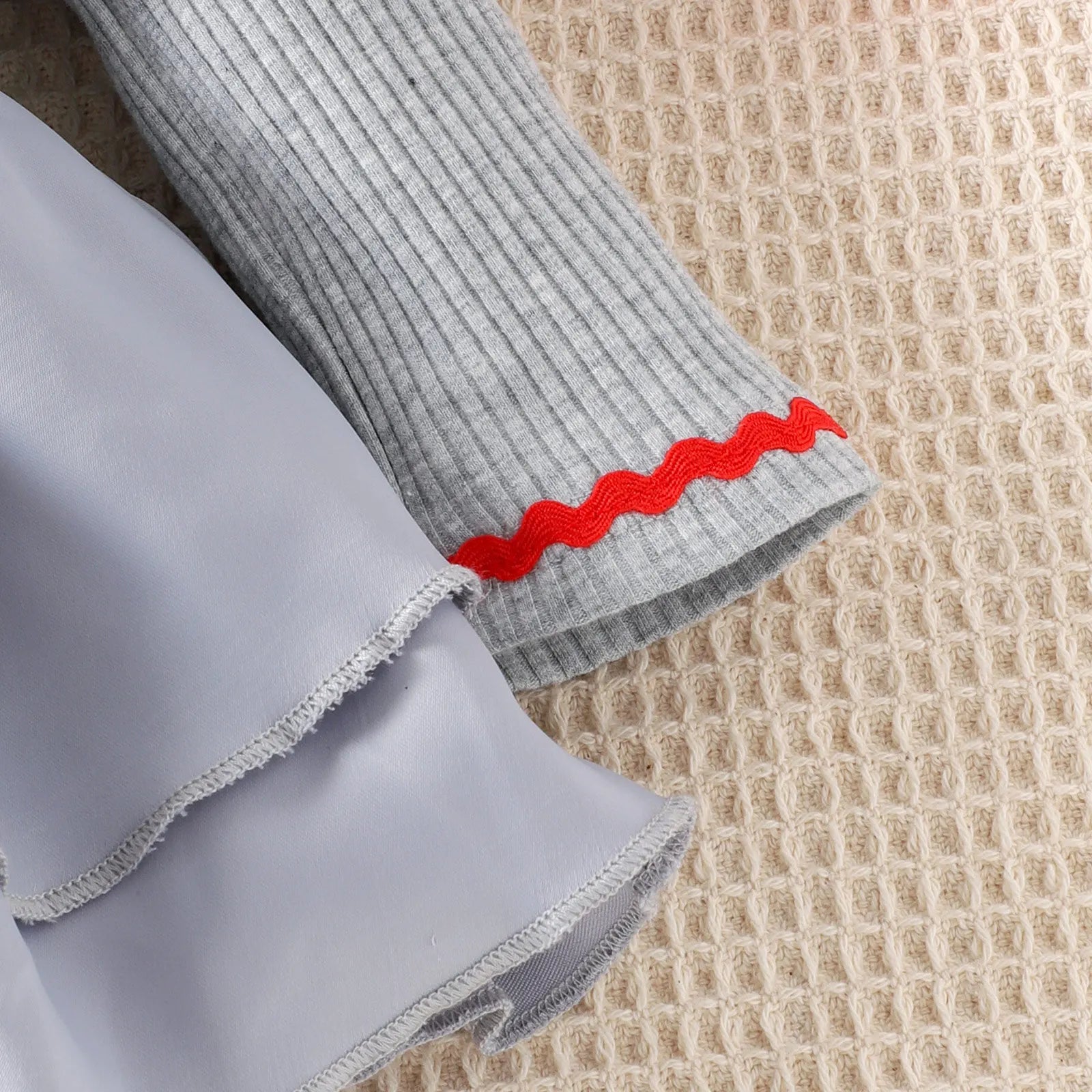 Baby Girl Halloween Creepy Clown Cosplay Costume Long Sleeve Layered Ruffled Gray Joker Dress Romper for Theme Party Photo Shoot