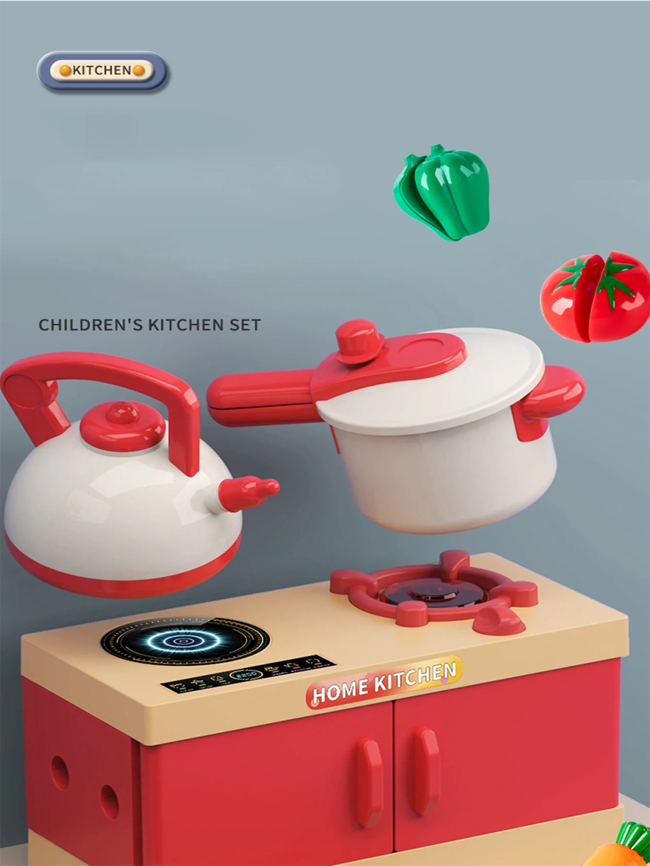 Clearance_Simulation Pretend Play House Kitchen Toy Girl Cooking Tableware Set Girl Simulation Cooking Tableware Set Gifts Toys