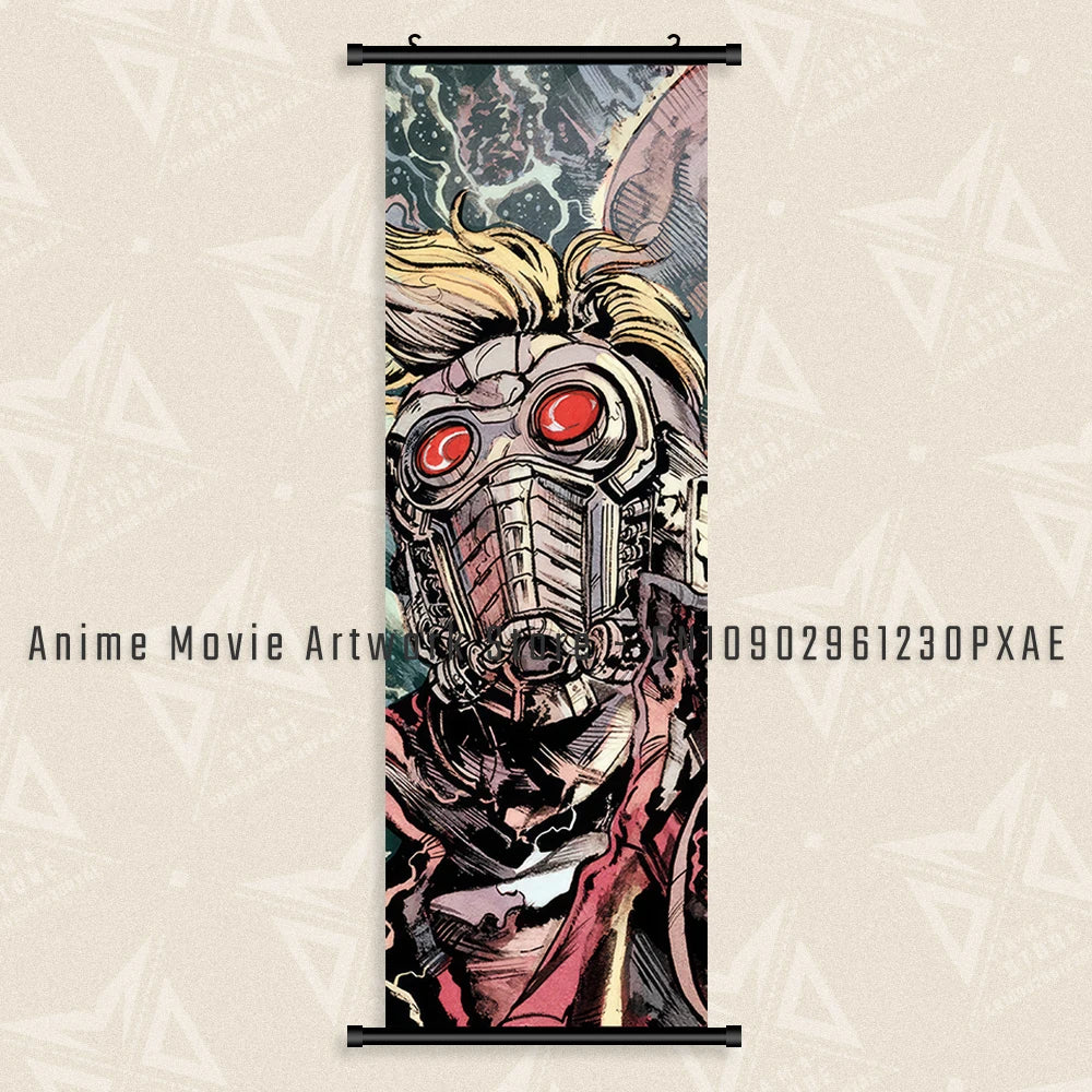 Marvel The Avengers Wall Art Scrolls Pictures Movie Characters Poster Hanging Painting Iron Man Canvas Print Home Decor Mural