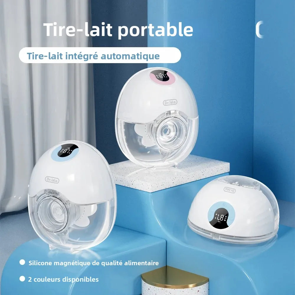 Wearable Electric Breast Pump 4 Modes 36 Suction Levels Hands-Free Milk Collector with 19/24mm Flange for Comfortable Feeding