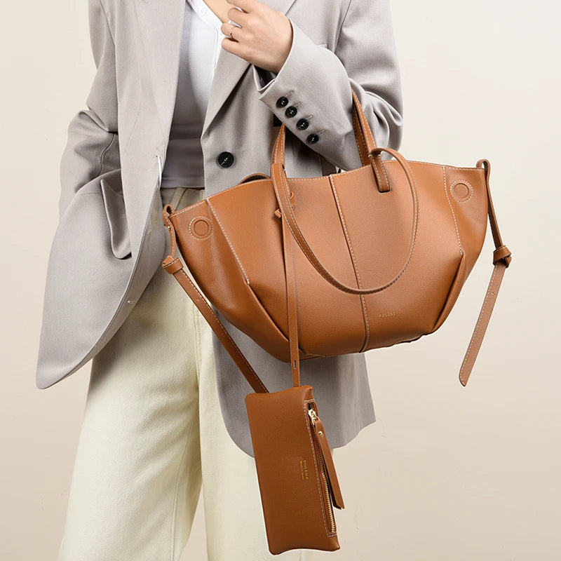 Elegant Crossbody Bag For Women Famous Designer Leather Made Lightweight And Sophisticated With Metal Hardware