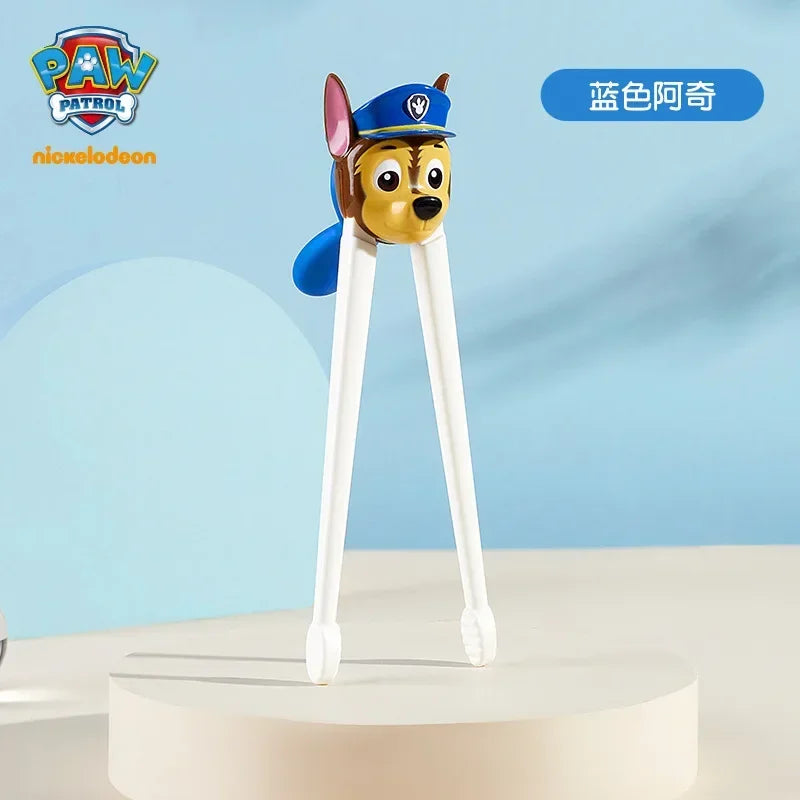 Paw Patrol Kid Chopsticks Chase Skye Cute Cartoon Good Quality Training Chopsticks Toddlers Spoon Fork Tableware Boys Girls Gift