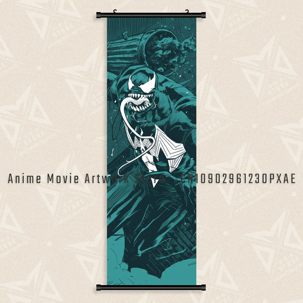 Marvel The Avengers Wall Art Scrolls Pictures Movie Characters Poster Hanging Painting Iron Man Canvas Print Home Decor Mural