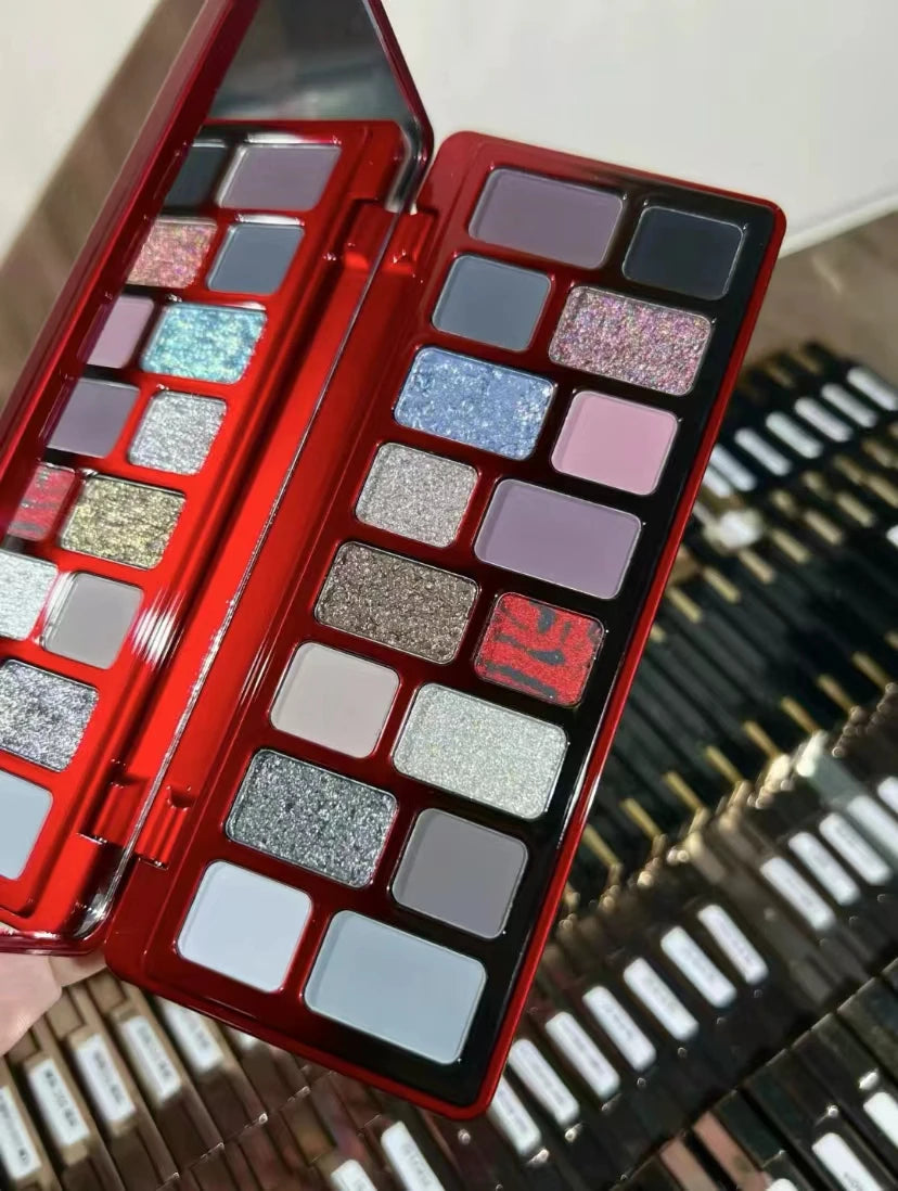 Qianyan Cheeryep 16 Color Eyeshadow Palette Glitter Chameleon Matte Pearlescent Flash Plate Cowherd Sequins