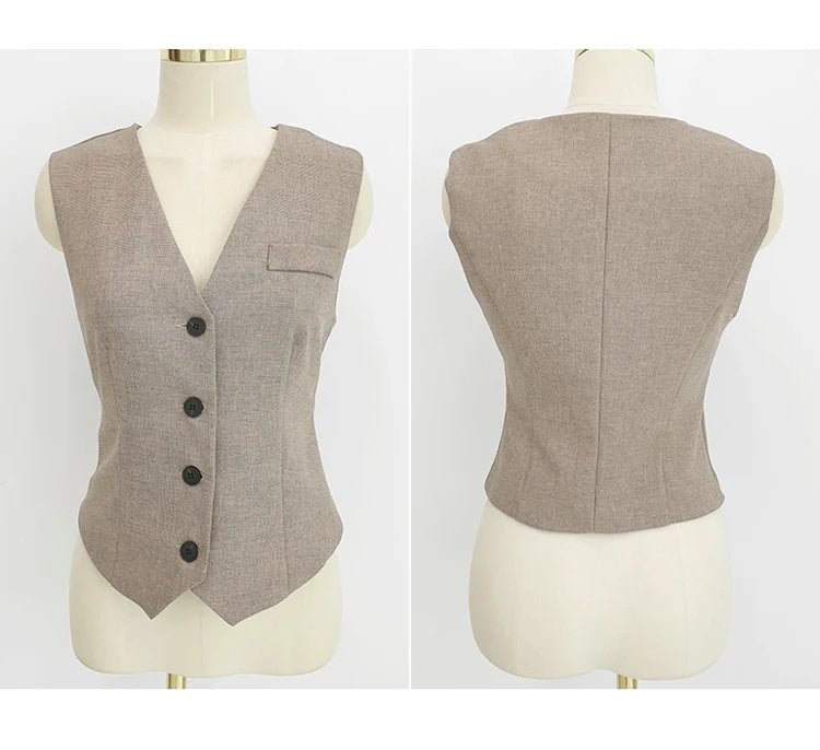 Ensemble 3 pièces : Blazer, veste et pantalons