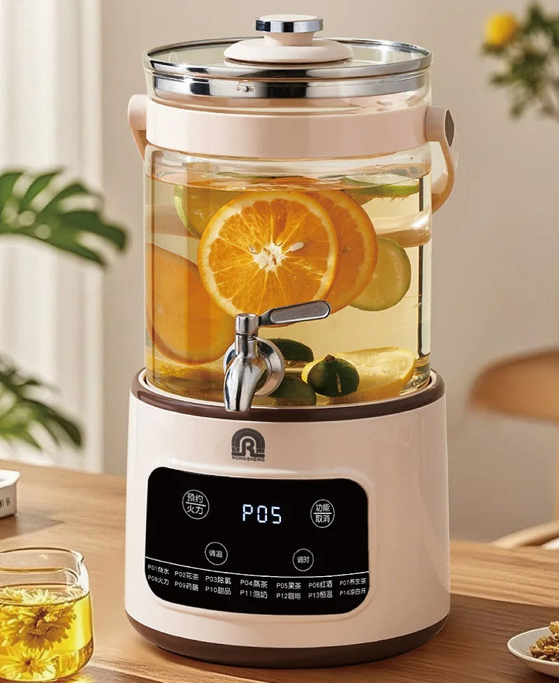 3L Electric Kettle Smart Tea Brewer Large Capacity Office/Commercial Faucet Fruit Tea Bucket Thermostatic Kettle Multi-functiona