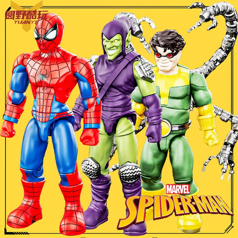 Marvel Legends Blocks Venom BLACK SUIT Spider Man Building Blocks GREEN GOBLIN Cartoon building block Toys For Children Gifts