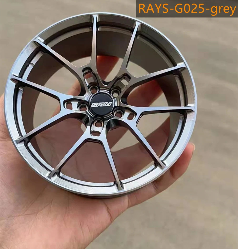 1/5 Car Model Metal Forged Assemble Refitting Wheel Hub  Creative Desktop Display  Personalized  Modification Toys Gift