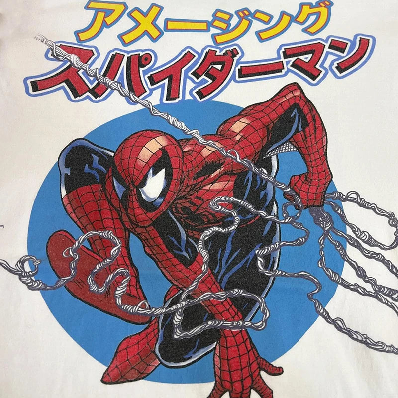 2025 Marvel Series X-Men Movie Printed Men's and Women's American Retro Street Loose Short-sleeved T-shirts Pure Cotton