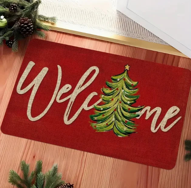 Christmas Gnome Pattern Door Mat Soft Carpet  Living Room Kitchen Bedroom Bathroom Laundry Room Christmas Home Christmas Decor