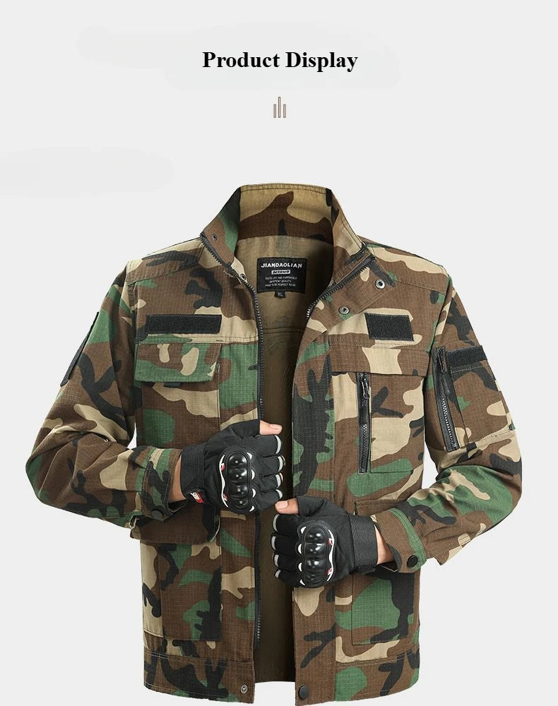 Ensemble de Travail Extérieur uniforme respirant  Camouflage Printemps