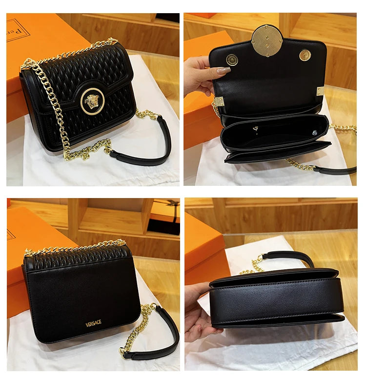 Leather Crossbody Bag Women's Shoulder Bag Messenger Bag Tote Bags Classic Elegant Luxury Brand