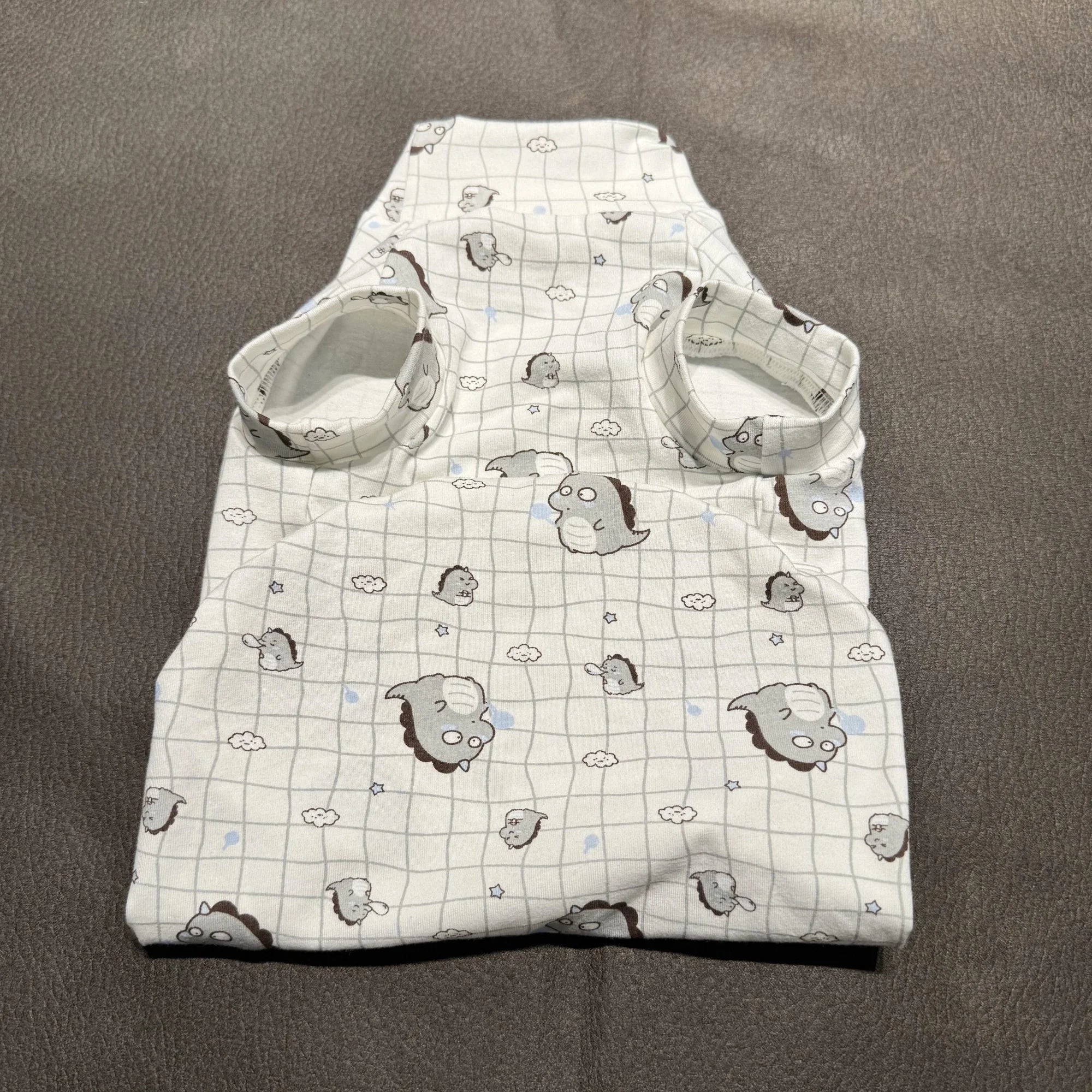 Clothing for Puppy in Spring Cartoon Animal Print Short Sleeves Cotton T-Shirt for Sphynx Cat Summer Blue Coat For Devon Rex