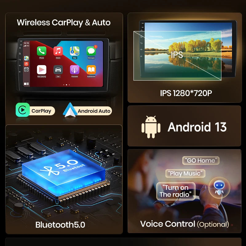 CarPlay Android Auto Autoradio pour Renault Trafic 3 2014 a 2021 et Opel Vivaro B de 2014 à 2018