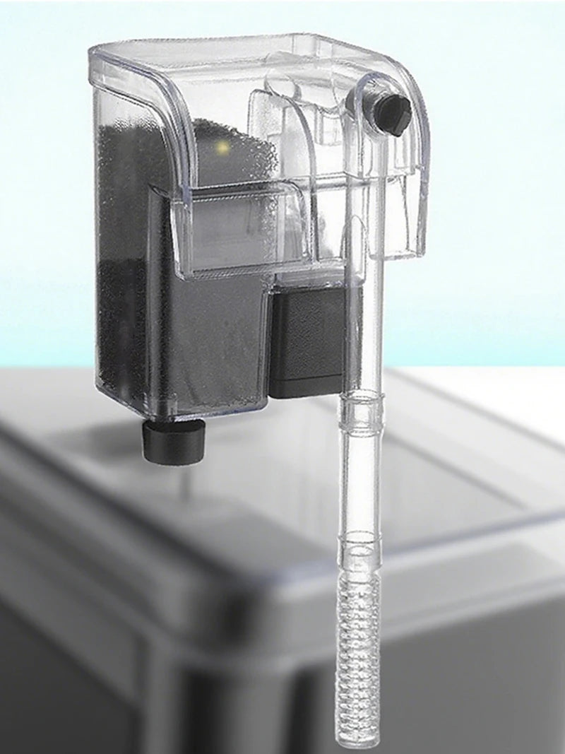 Aquarium Filter Fish Tank Silent Water Pump Purification Circulation External Filter Increase Oxygen Waterfall 220V 3w 250L/H