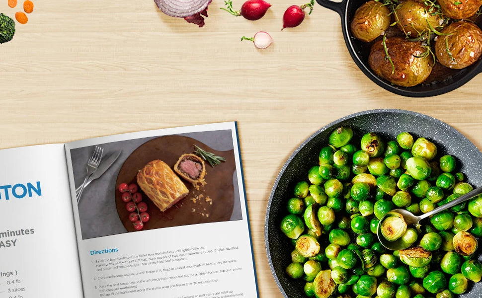 Midea Hot Air Fryer 7L Capacity, HeatXpress Technology, 90% Less Oil, Energy and Time Saving with 7 Presets, Easy-View Window