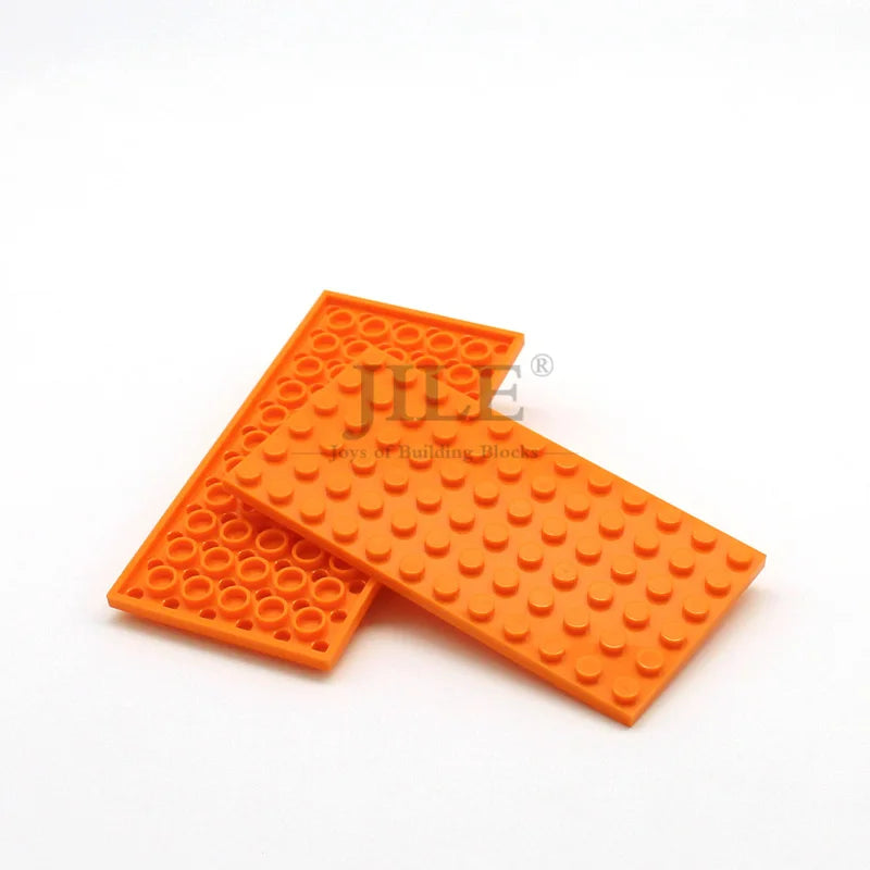 10pcs Moc Base Plate 6x12 3028 DIY Creative Enlighten Basics Building Blocks Bricks Compatible with Assembles Particles Toys