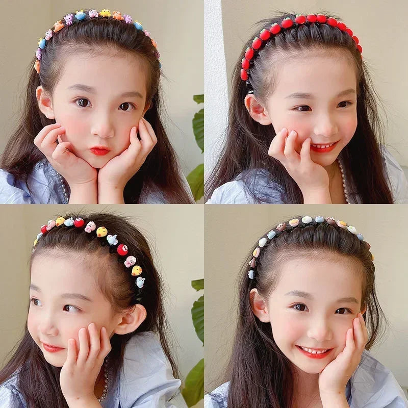 Accessoires pour cheveux pour filles Cravates Bandeaux Bandeaux Scrunchie Bandana Fashion Haarband Korean Tiara Cheveux Fille Kids Cute