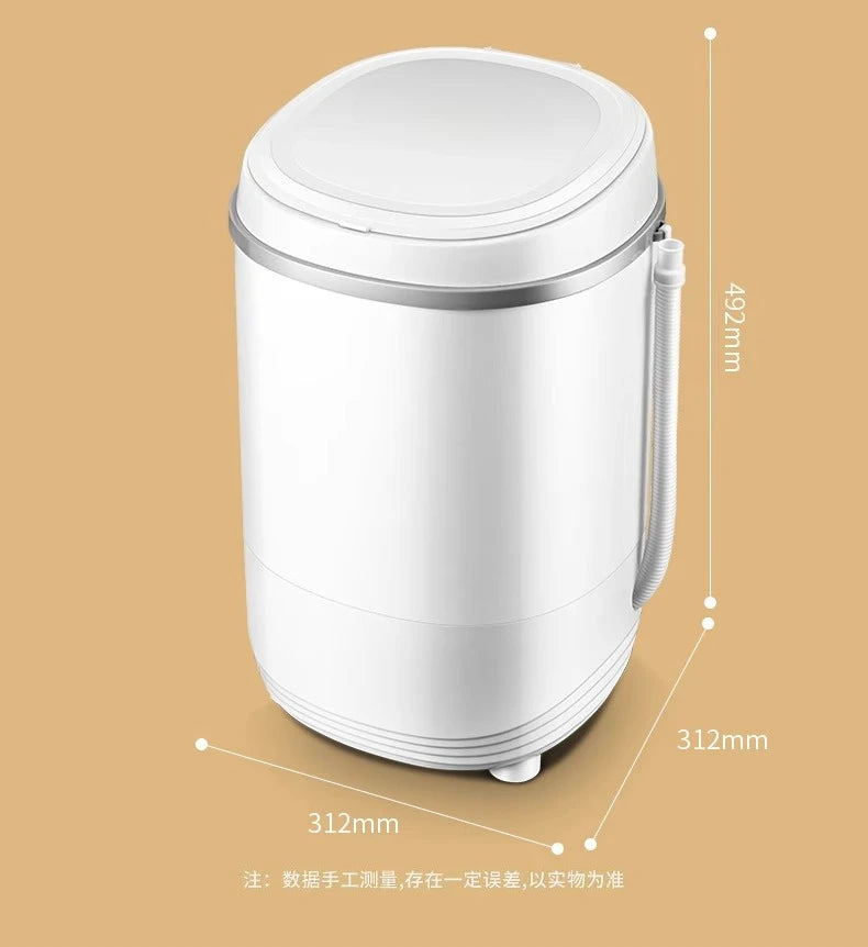 Washing machine semi-automatic household, small dormitory single mini
