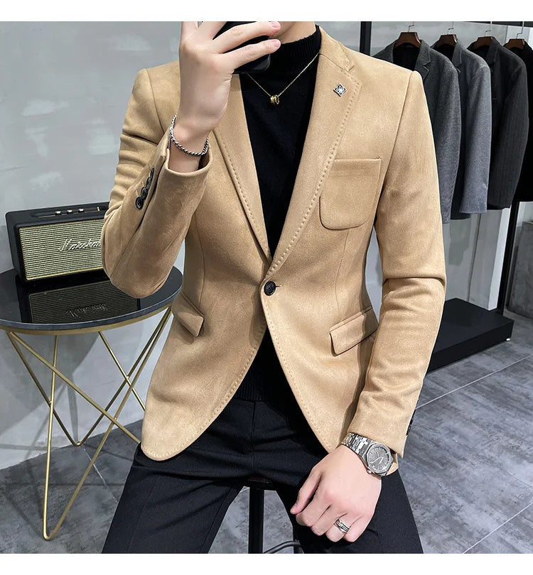 Veste blazer Cuir de daim