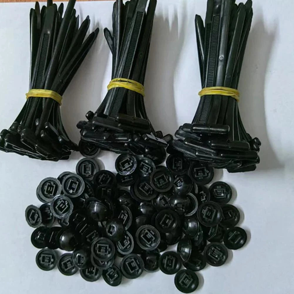 30/50/100/200/500PCS Plastic Cable Ties Black Reusable Self Locking Nylon Clamps Cord Tie Duty Cables Universal Cable Tie