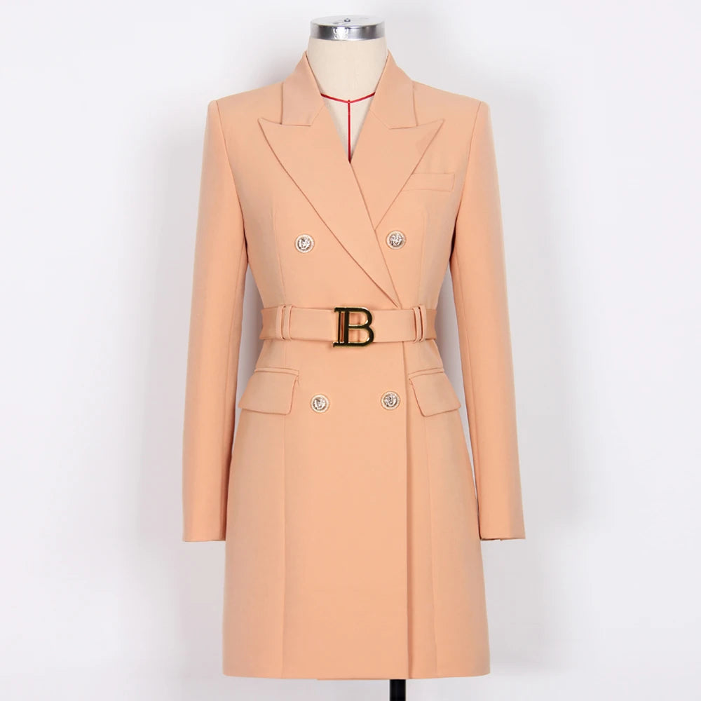 Suit Skirt Spring And Autumn New Temperament Ladies High-quality Waist And High Goddess Professional Suit Dress Jacket Female