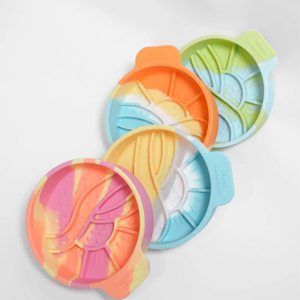 وعاء تغذية بطيء للقطط، وعاء طعام للحيوانات الأليفة مضاد للاختناق، وعاء تفاعلي غير قابل للانزلاق للقطط للطعام الجاف/الرطب والماء،