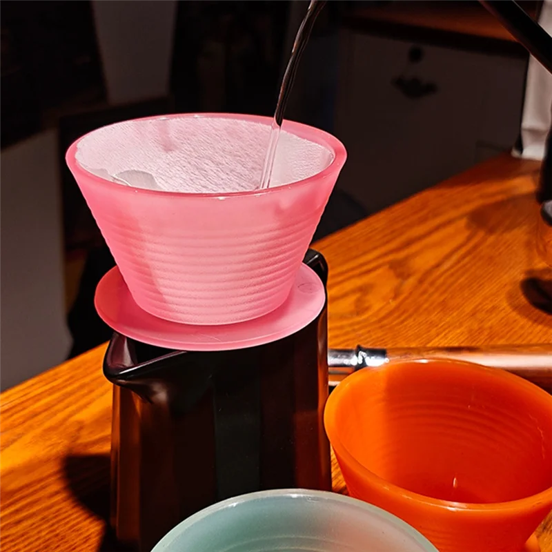 EMECE-Pour Over Coffee Dripper Filters Cups Hand Pouring Slow Brewing Coffee Pour Over For Cafe Travel Home