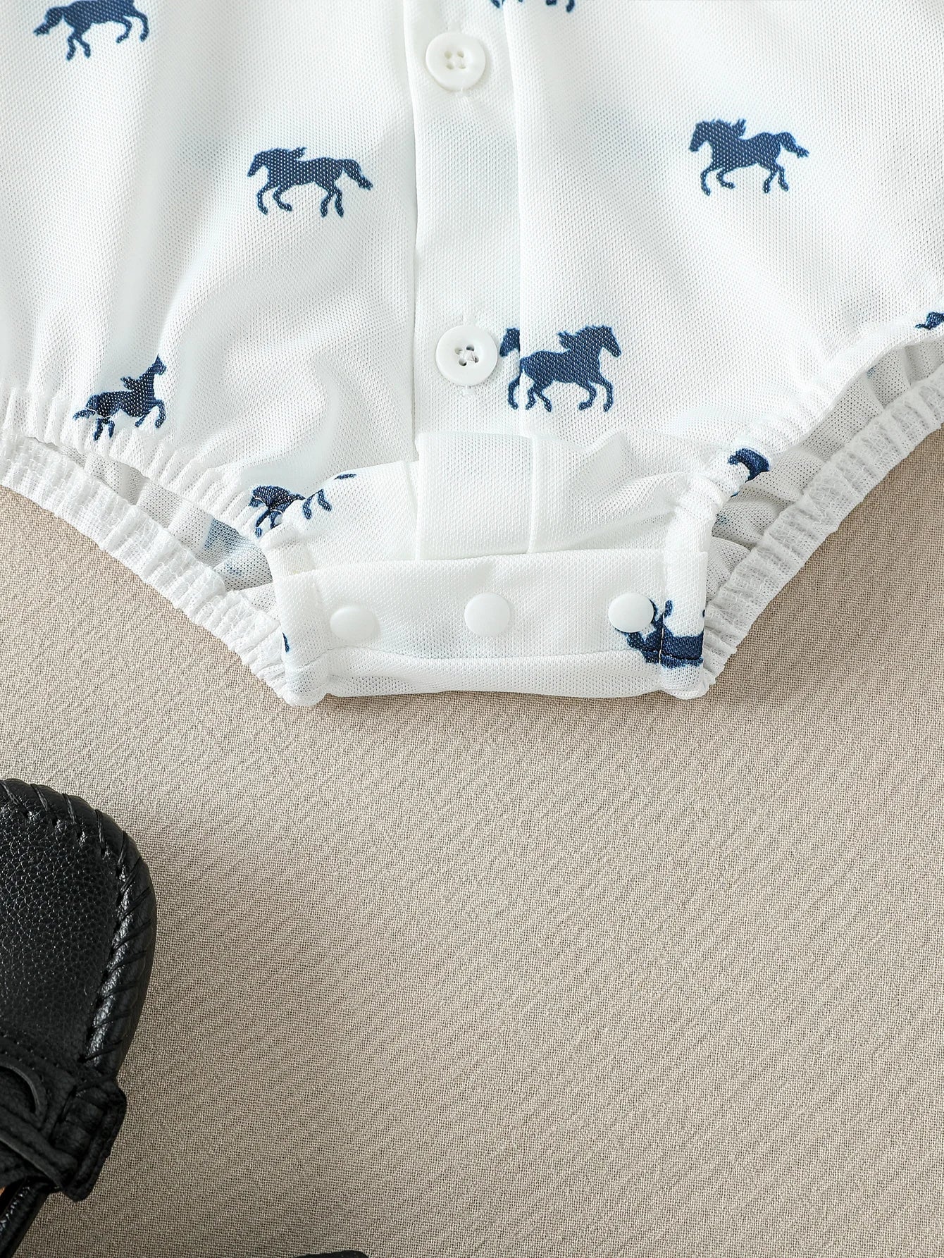 Infant Toddler Clothes Print Horse Baby Boys Spring/Autumn Overalls Set Newborn 1-3Y Clothing Party Gentleman Suit Daily Wear