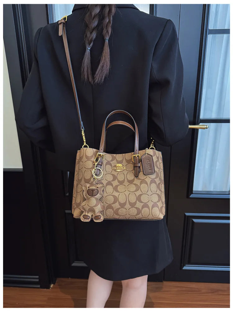 Designer New Luxury Fashion Handbag Women Casual Large Capacity Tote Bag Trendy Print Shoulder Crossbody Purse