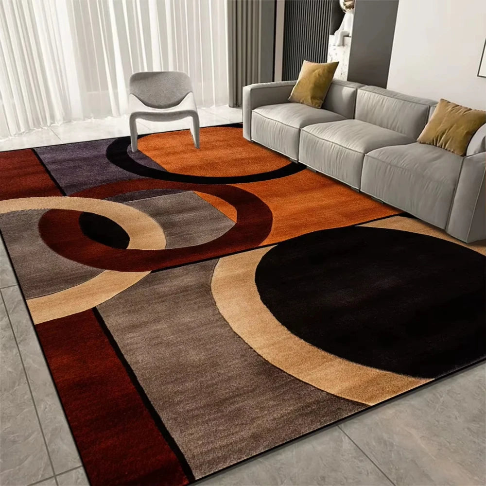 Luxury Geometric Carpets for Living Room Decor Sofa Large Area Home Rugs for Bedroom Soft Non-slip Mat for Kitchen Doormat
