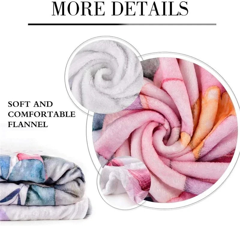 Saja Boys Kpop Demon Hunters Blankets Fleece Autumn/Winter Jinu Super Warm Throw Blankets for Bedding Travel Plush Thin Quilt