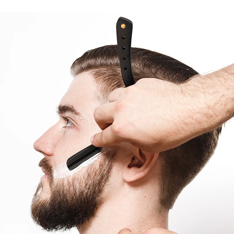 Rasoir à cheveux Pliant Lames remplaçables Couteau de rasage Acier inoxydable