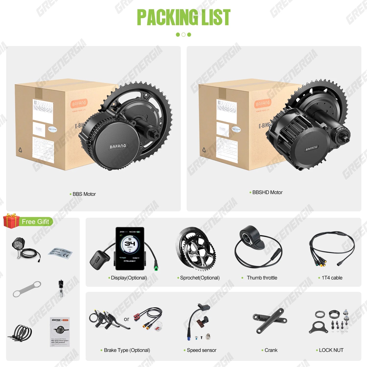BAFANG Mid Drive Motor 1000W 750W 500W 250W 350W Electric Bike Conversion Kit BBSHD BBS02B BBS01B M615 M325 M215 Ebike Kits