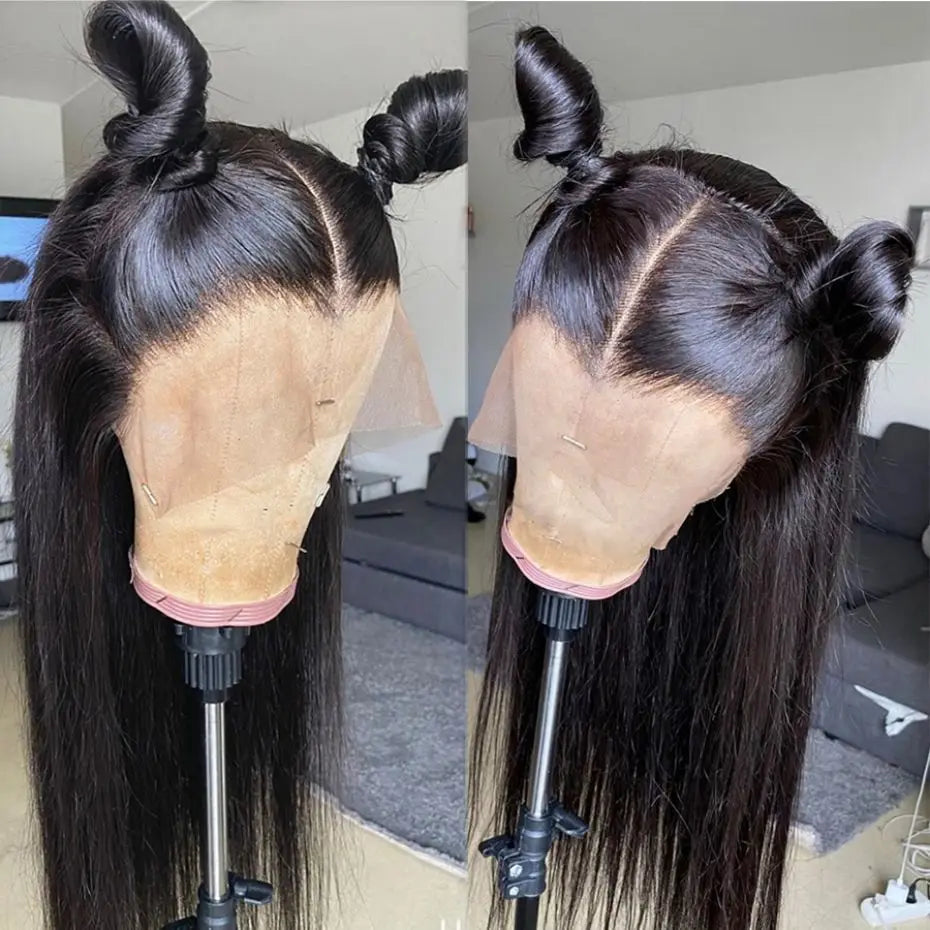 Wigs Human Hair Straight 360 Full Lace Front Wig Human Hair Pre Plucked 13x6 13x4 HD Lace Frontal Hair Wig Brazilian For Women