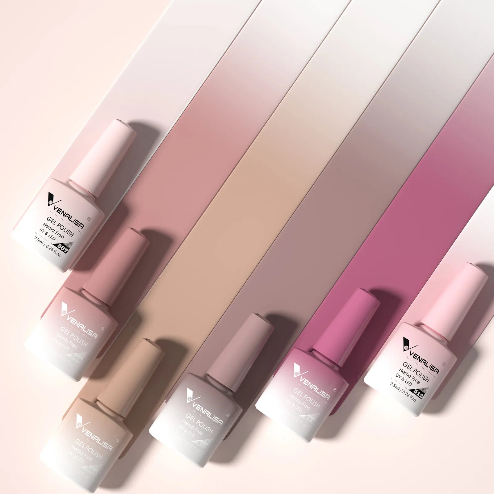 Kit de vernis à ongles en gel 6 couleurs