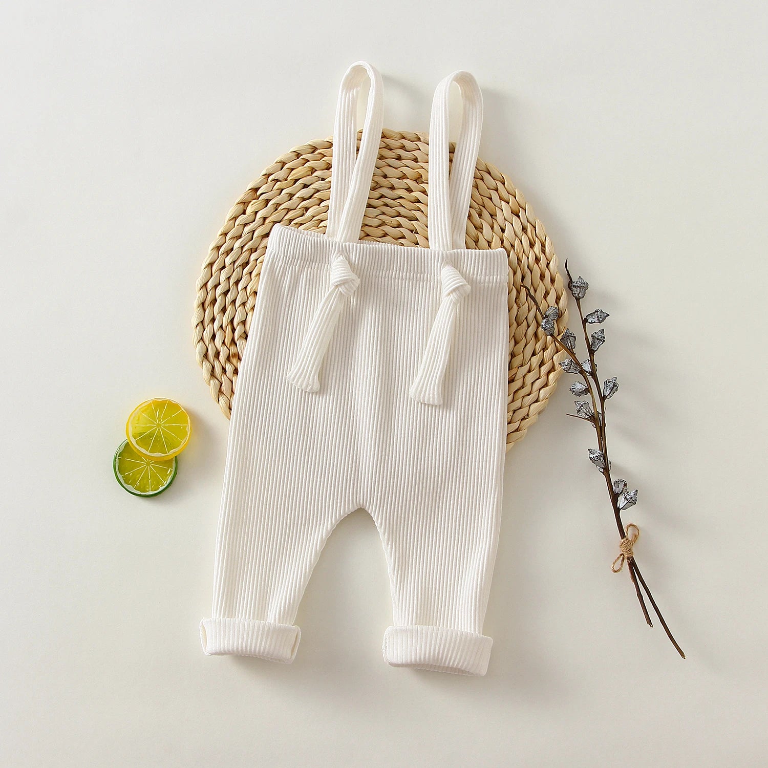 Newborn Baby Leggings Cotton High Elastic Baby Strap Overalls Toddler Girl and Boy Pants