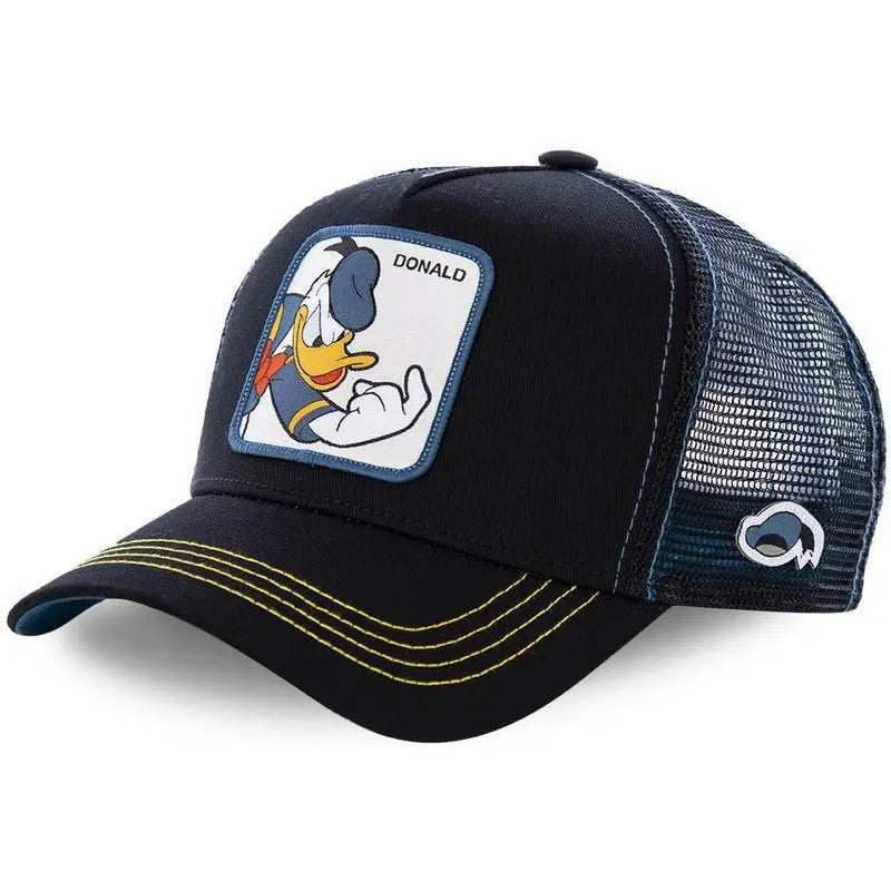 Cartoon Disney Mickey Goofy Sun Protection Baseball Casquette de baseball Kawaii Donald Duck Visière d'extérieur Chapeau de sport Chapeau de maille de camionneur réglable