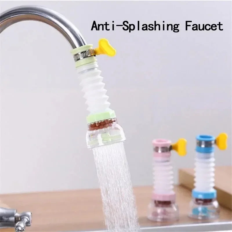 360 Rotation Universal Faucet Bubbler Swivel Water Saving Economizer Head Shower Kitchen Faucet Nozzle Adapter Sink Accessories