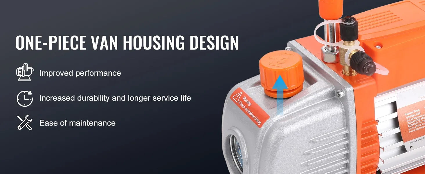 SucceBuy 3.5CFM 4CFM Single Stage Rotary Vane HVAC Air AC Vacuum Pump & A/C Refrigerant Kit Manifold Gauge Set Air Conditioning