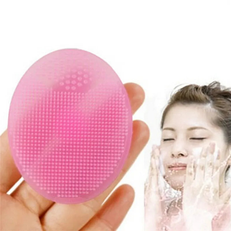 1 Piece Silicone Cleanser Pads Face Wash Brush Exfoliating Cleansing Blackhead Remover Face Skin Care Tools