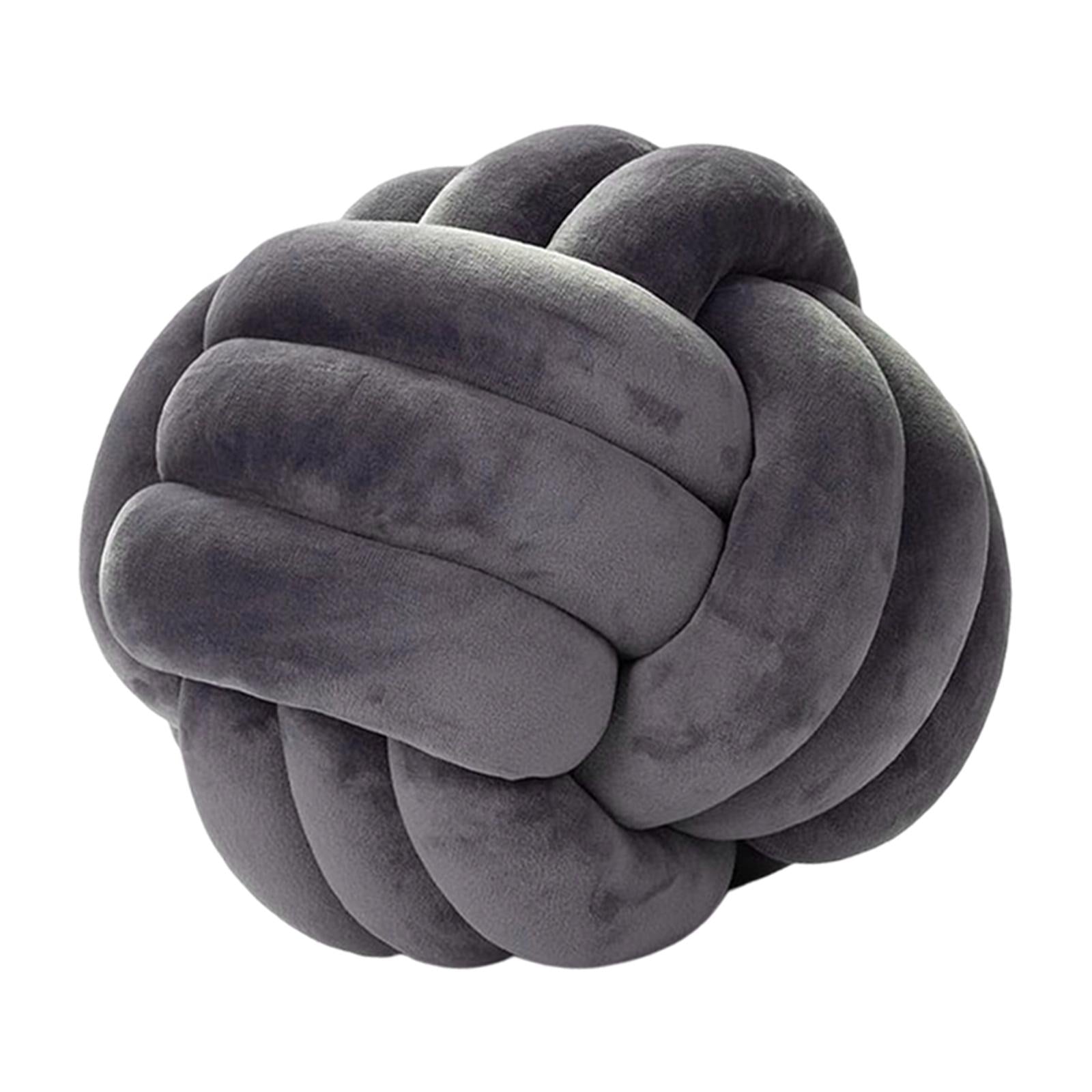 Knotted Plush Soft Knot Ball Pillow Photography Props Home Decor Cushion Soft Knot Ball Pillows Throw Knotted Pillow Handmade