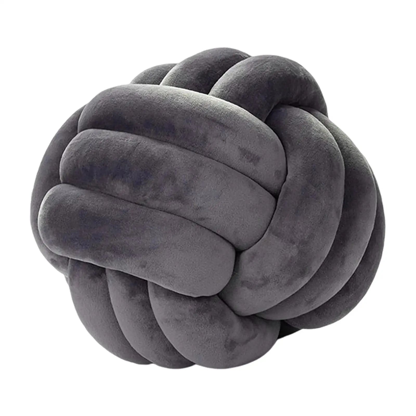 Knotted Plush Soft Knot Ball Pillow Photography Props Home Decor Cushion Soft Knot Ball Pillows Throw Knotted Pillow Handmade