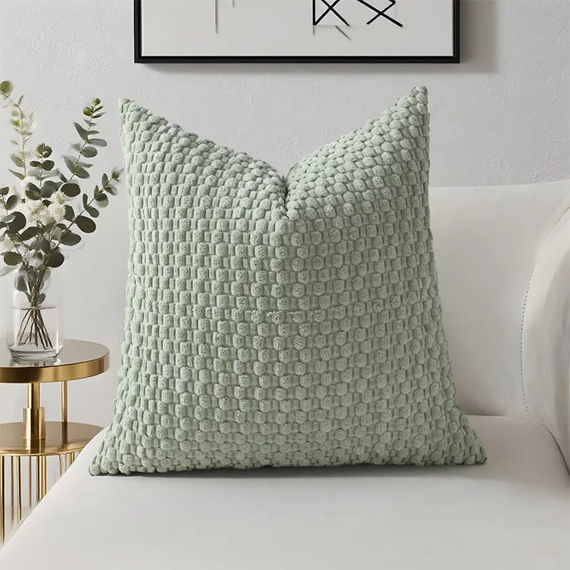Decorative Sofa Pillow Cover Solid Soft Cushion Cover Home Pillowcase for Living Room Bedroom Sofa Decoration 45*45 50*50 40*40