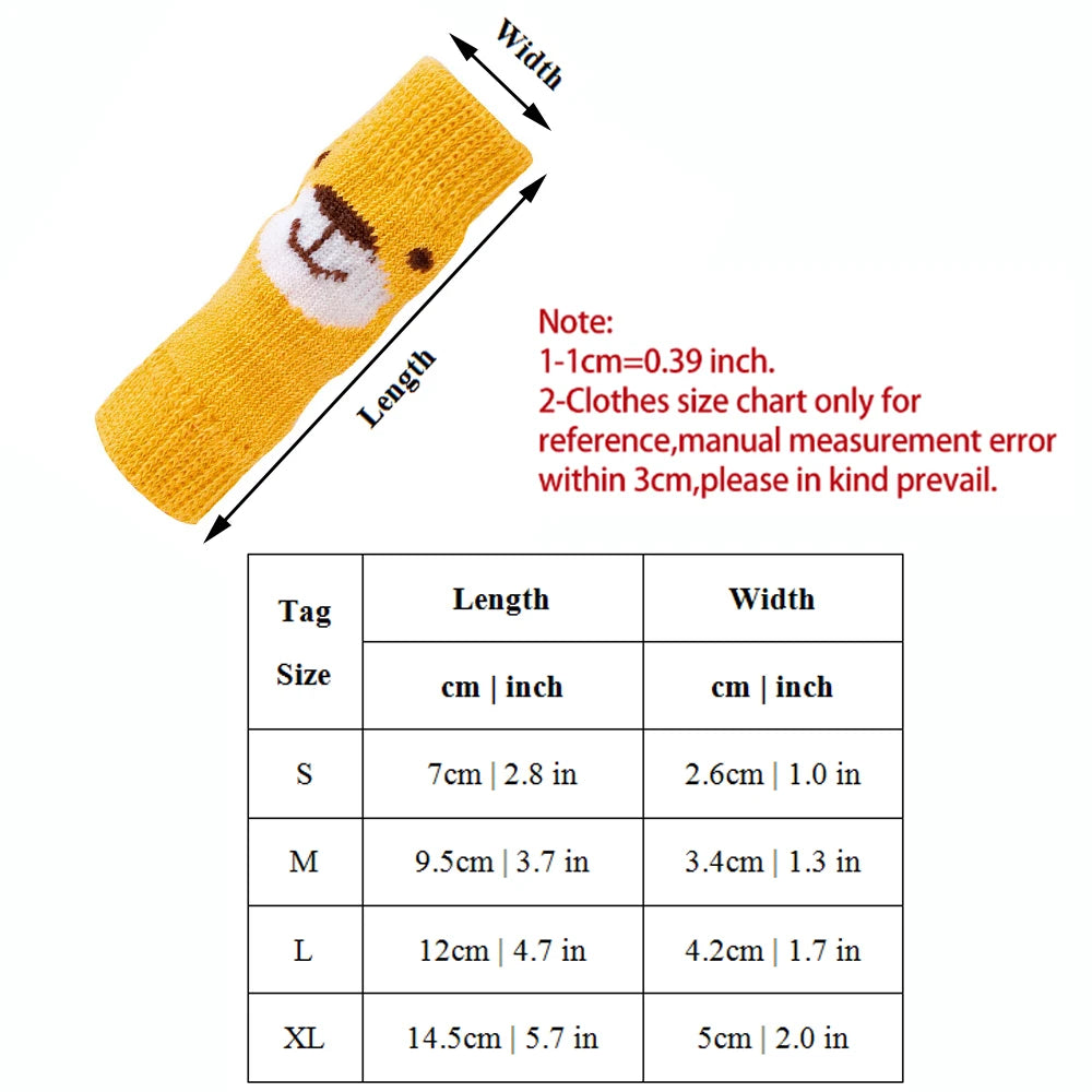 Puppy Joint Socks Booties Warm Knee Pad Dog Socks Dog Elbow Protector Dog Leg Cover Anti Urine Warm Knee Pad Pet Leg Warmers