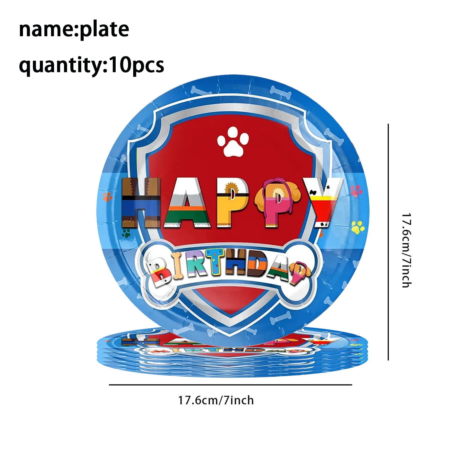 New Paw Patrol Birthday Party Decor Dogs Skye Disposable Tableware Tablecloth Plate Cup Gift Bag Kids Boy Favor Gifts Kids Toys